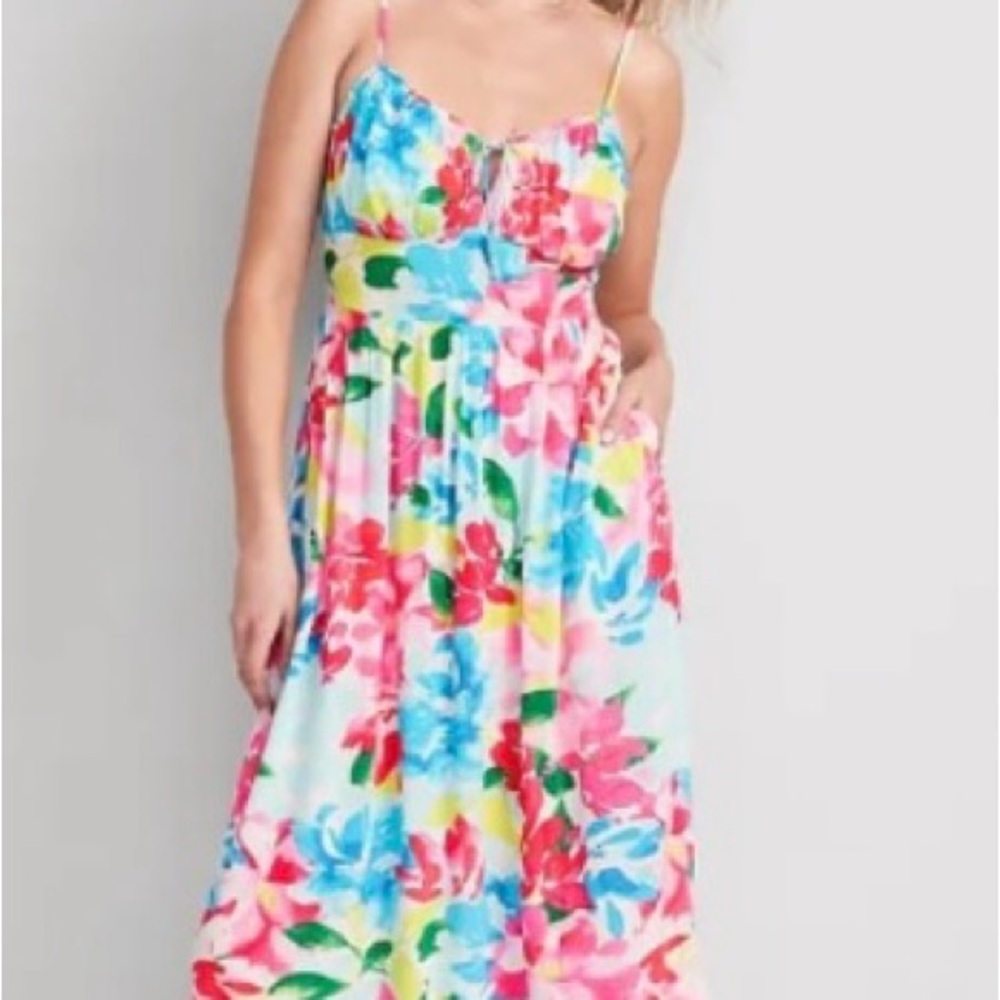 Old Navy Floral Midi Dress